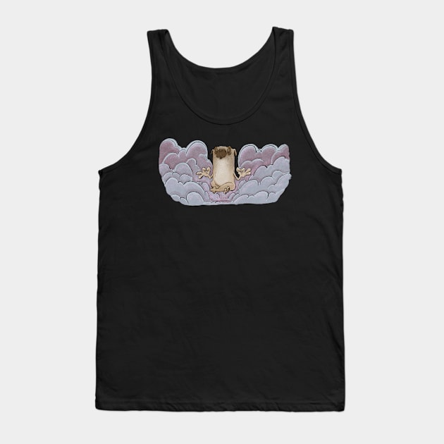 Zen Pug Tank Top by plane_yogurt